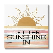 Stupell Industries Let Sunshine In Landscape Painting Gallery Wrapped Canvas Art Print Wall Art, 17 x 17