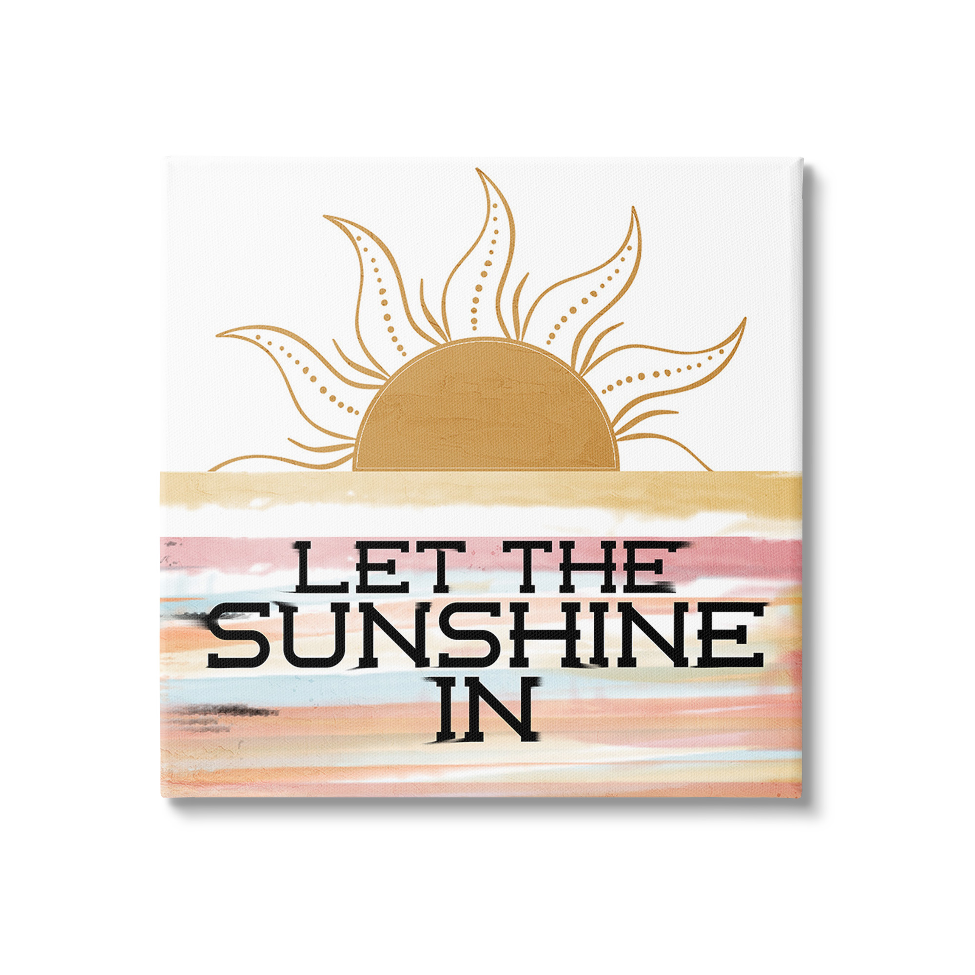 Stupell Industries Let Sunshine In Landscape Painting Gallery Wrapped Canvas Art Print Wall Art, 36 x 36