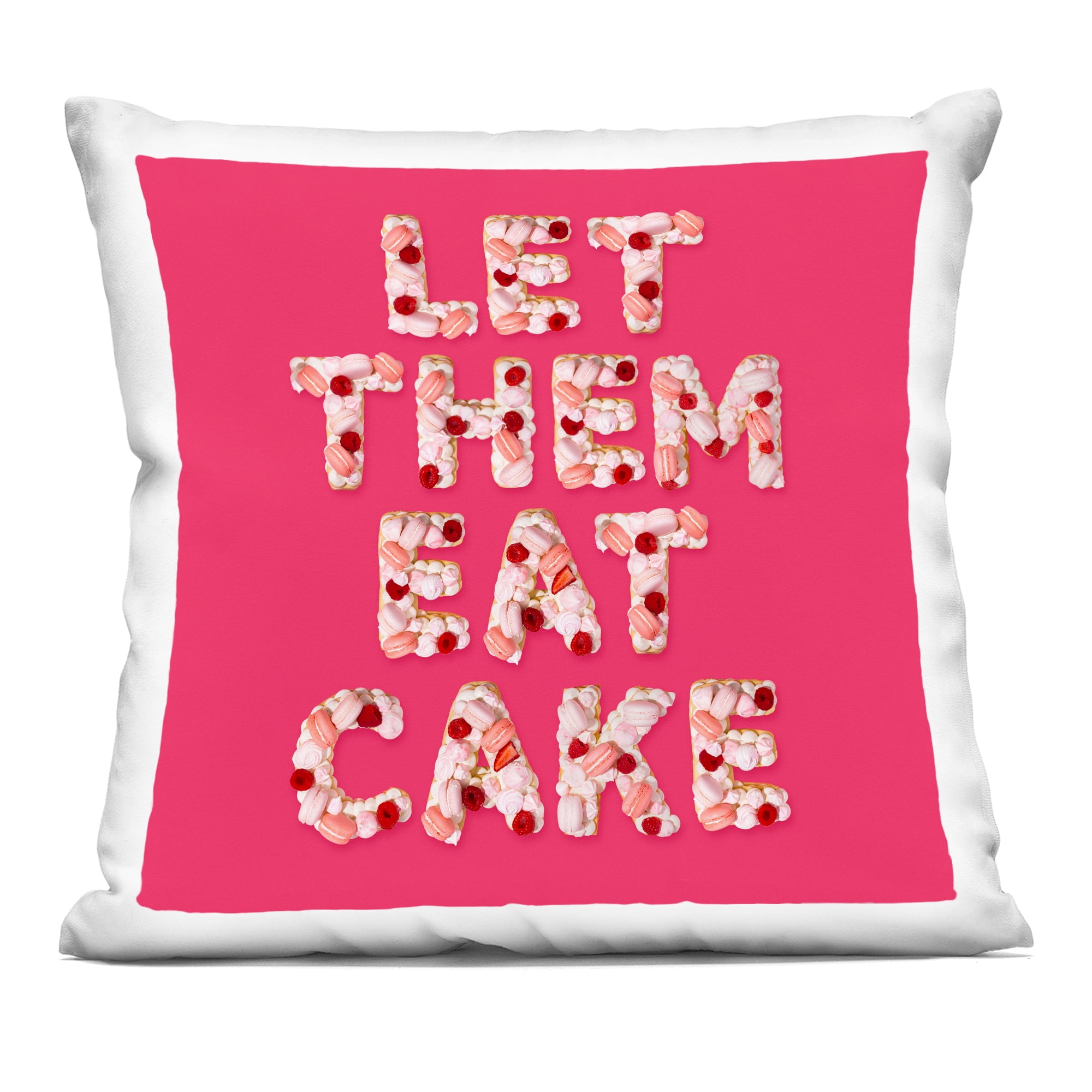 Stupell Industries Let Them Eat Cake Decorative Printed Throw Pillow, design by LISH Creative