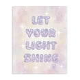 thumbnail image 1 of Stupell Industries Eclectic Let Your Light Shine Pastels Canvas Art, 16 x 20, by Lil' Rue, 1 of 8