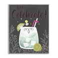 thumbnail image 1 of Stupell Industries Let's Celebrate Cocktail Food & Beverage Painting Gray Framed Art Print Wall Art, 11 x 14, 1 of 2