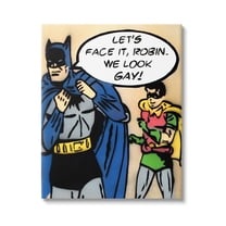 Stupell Industries Let's Face It Robin Funny Comic Fairy Tales & Fantasy Painting Gallery Wrapped Canvas Print Wall Art
