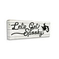 thumbnail image 1 of Stupell Industries Let's Get Spooky Phrase Rustic Halloween Witch Design by Daphne Polselli, 13" x 30", 1 of 1