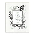 thumbnail image 1 of Stupell Industries Lets Get Cozy Geometric Frame Twig Foliage Ornament,10 x 15, Design by Elizabeth Tyndall, 1 of 5