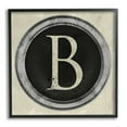 thumbnail image 1 of Stupell Industries Letter B Initial Vintage Typewriter Key Shape Typography Painting Black Framed Art Print Wall Art, 24 x 24, 1 of 5