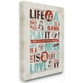 thumbnail image 1 of Stupell Industries Life Is A Song Inspirational Comic Book Word Design Canvas Wall Art by Ester Kay, 1 of 5