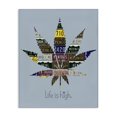 thumbnail image 1 of Stupell Industries Life Is High with Plant Novelty & Humor Painting Wrapped Canvas Art Print Wall Art, 24 x 30, 1 of 8