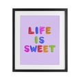 thumbnail image 1 of Stupell Industries Contemporary Life Is Sweet Gummies Black Framed Print Under Glass, 17 x 21, by LISH Creative, 1 of 8