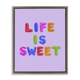 thumbnail image 1 of Stupell Industries Contemporary Life Is Sweet Gummies Brown Floating Frame Canvas Art, 25 x 31, by LISH Creative, 1 of 8