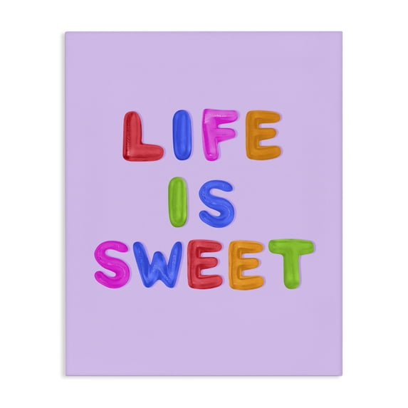 Stupell Industries Contemporary Life Is Sweet Gummies Canvas Art, 36 x 48, by LISH Creative