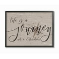 thumbnail image 1 of Stupell Industries Life is a Journey Inspirational Painting Black Framed Art Print Wall Art, 11 x 14, 1 of 8