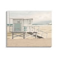 thumbnail image 1 of Stupell Industries Lifeguard Hut on Beach Landscape Photography Gallery Wrapped Canvas Art Print Wall Art, 40 x 30, 1 of 8
