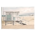 thumbnail image 1 of Stupell Industries Lifeguard Hut on Beach Landscape Photography Unframed Art Print Wall Art, 19 x 13, 1 of 7