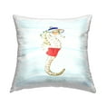 thumbnail image 1 of Stupell Industries Lifeguard Seahorse Aquatic Animal Printed Throw Pillow Design by Lanie Loreth, 1 of 6