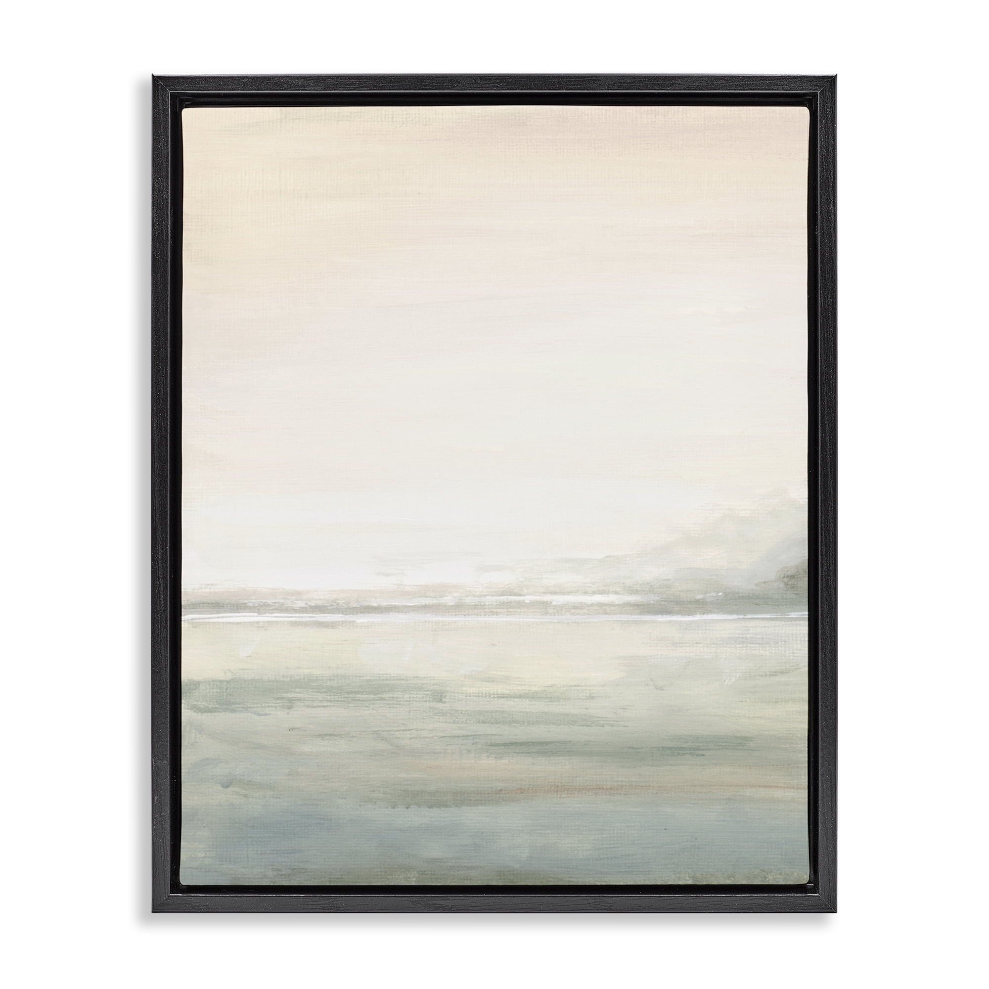 Stupell Industries Light Fog Atmosphere Black Framed Floater Canvas Wall Art, design by Patricia Pinto