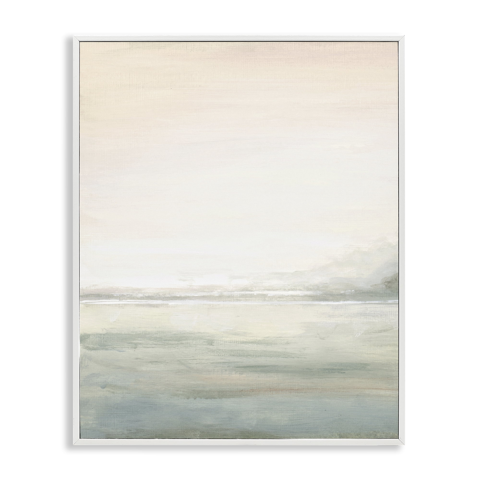 Stupell Industries Light Fog Atmosphere White Framed Giclee Art, design by Patricia Pinto