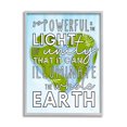 thumbnail image 1 of Stupell Industries Light Of Unity Phrase Heart Shaped Earth Typography Painting Gray Framed Art Print Wall Art, 16 x 20, 1 of 8