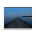 thumbnail image 1 of Stupell Industries Lighthouse at Night Landscape Photography White Framed Art Print Wall Art, 20 x 16, 1 of 9
