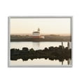 thumbnail image 1 of Stupell Industries Lighthouse with Soft Sunlight Landscape Photography Gray Framed Art Print Wall Art, 30 x 24, 1 of 9