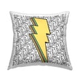 thumbnail image 1 of Stupell Industries Lightning Bolt Retro Symbol Fashion Glam Pattern Design by Ziwei Li Throw Pillow, 1 of 6