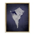 thumbnail image 1 of Stupell Industries Tropical Lightning Whelk on Indigo Gold Floating Frame Canvas Art, 17 x 21, by Graffitee Studios, 1 of 8