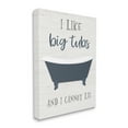 thumbnail image 1 of Stupell Industries Like Big Tubs Bathroom Phrase Good Hygiene Humor Typography Painting Gallery Wrapped Canvas Print Wall Art, 36 x 48, 1 of 6