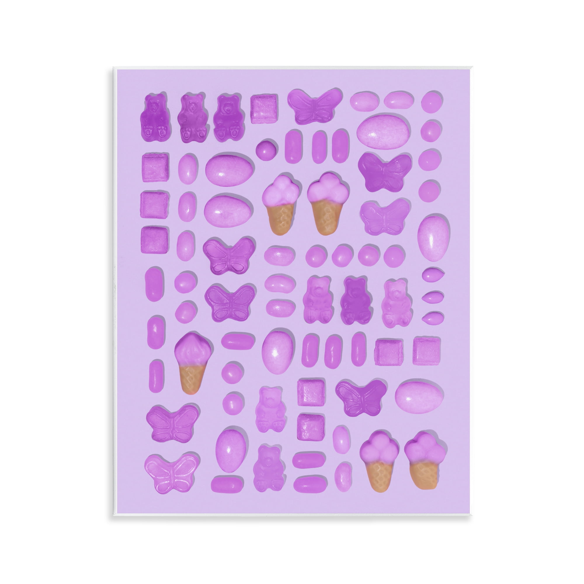 Stupell Industries Lilac Purple Toned Candies Wall Plaque Art, design by LISH Creative