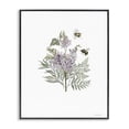 thumbnail image 1 of Stupell Industries Lilacs & Bumble Bees Animals & Insects Painting Black Framed Art Print Wall Art, 11 x 14, 1 of 10