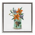 thumbnail image 1 of Stupell Industries Farmhouse Lilies in Retro Tin Gray Floating Frame Canvas Art, 25 x 25, by Val Rhodes, 1 of 8