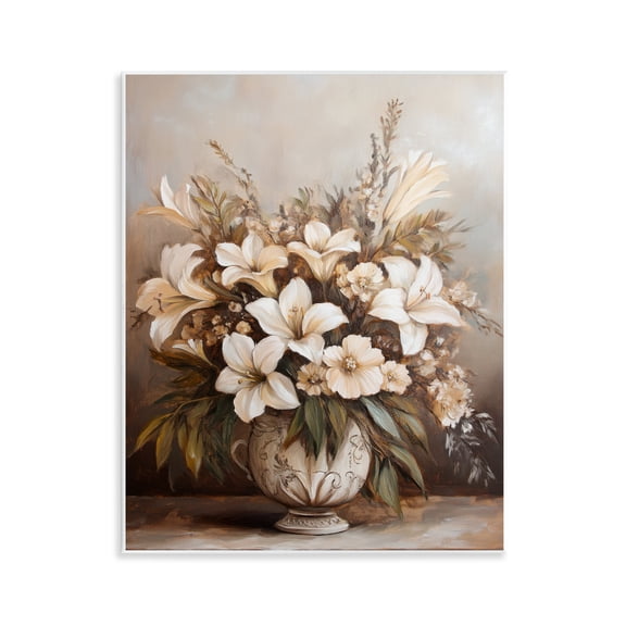 Stupell Industries Lily Bouquet Still Life Plants & Flowers Painting Unframed Art Print Wall Art, 11 x 14
