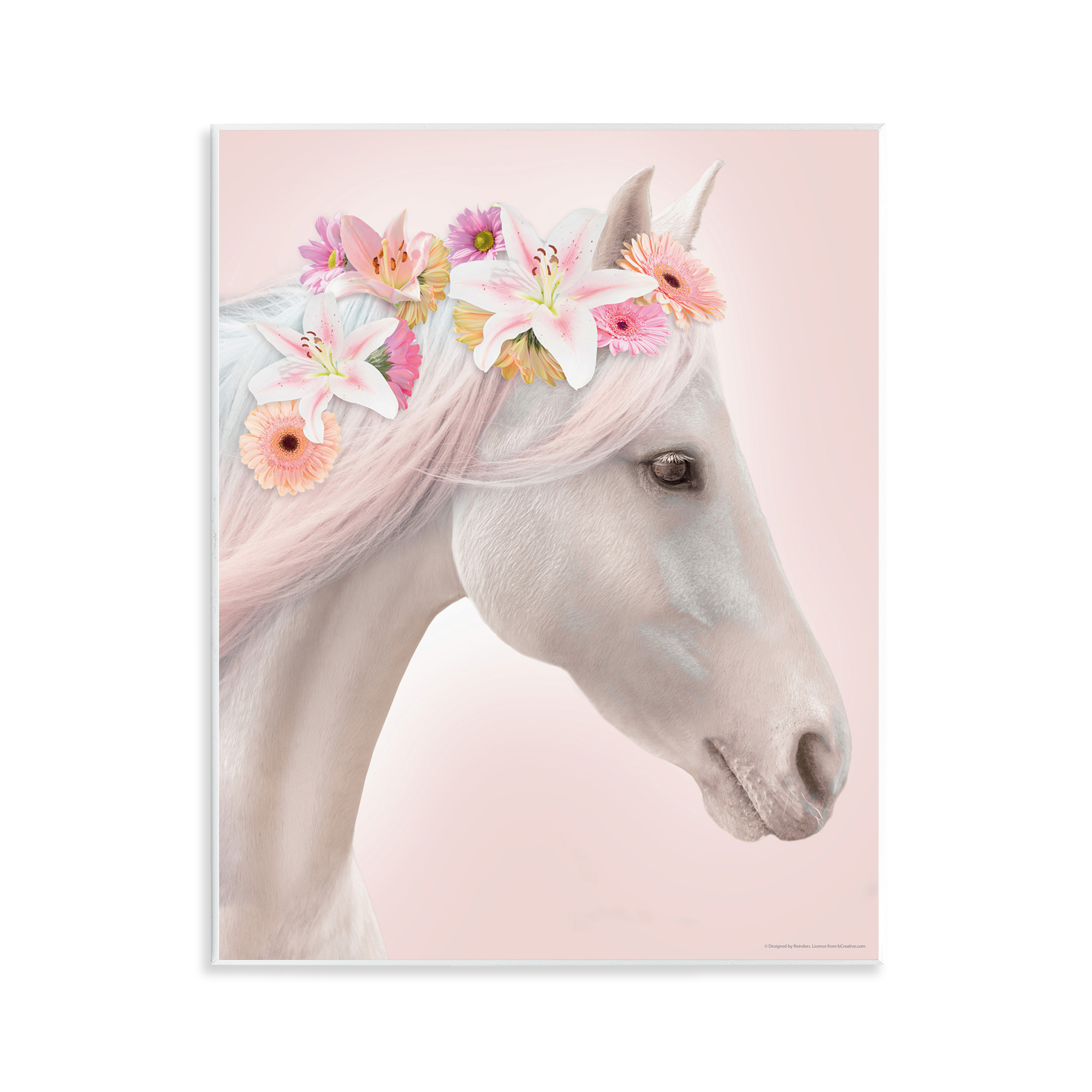 Stupell Industries Lily Garland Horse Animals Painting Unframed Art Print Wall Art, 11 x 14