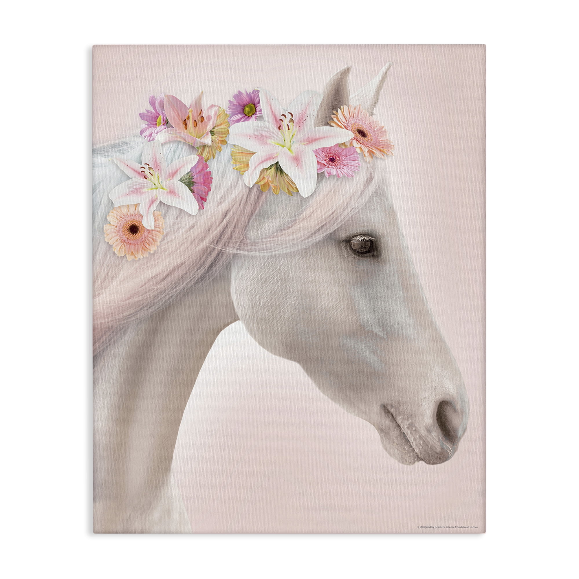 Stupell Industries Lily Garland Horse Animals Painting Wrapped Canvas Art Print Wall Art, 30 x 40