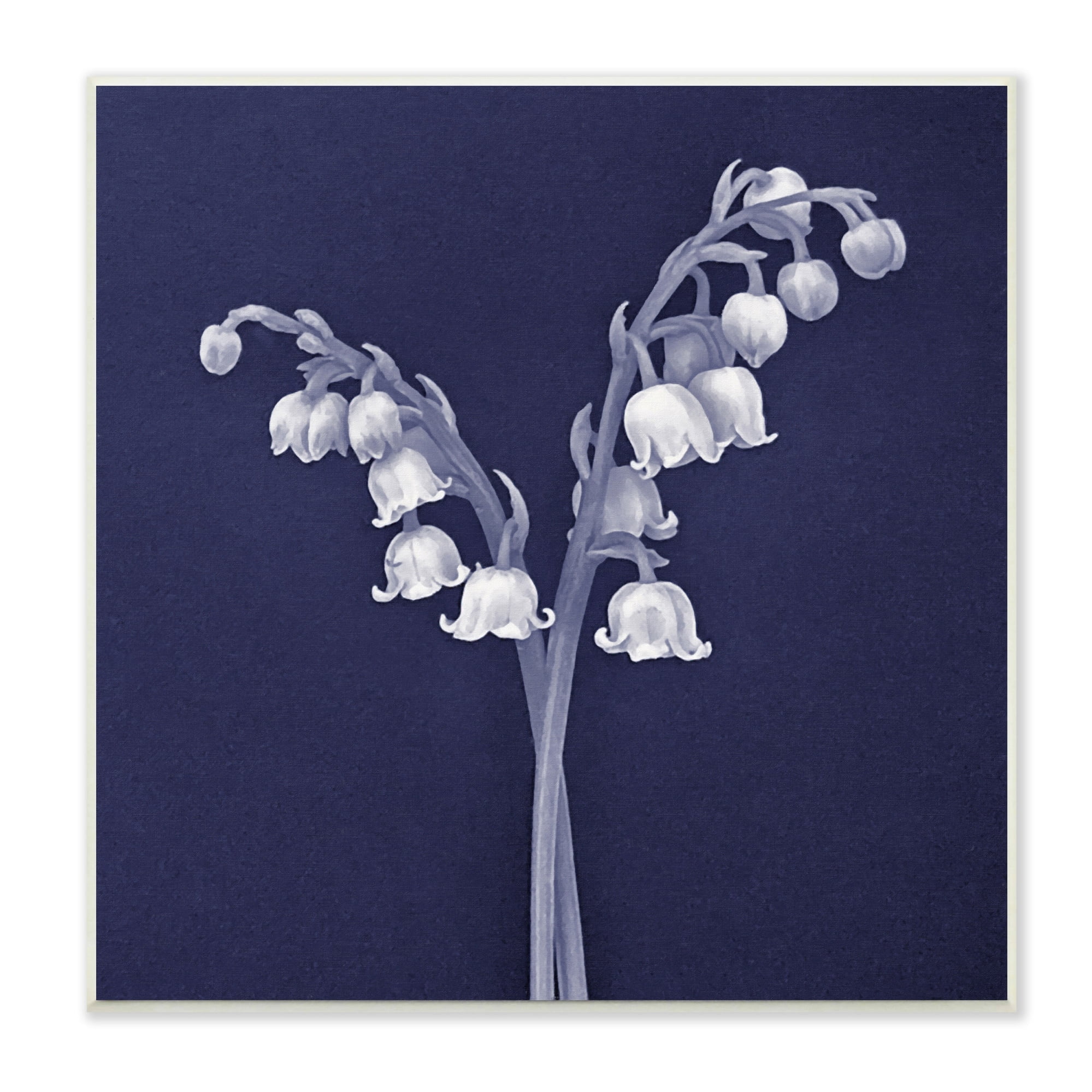 Stupell Industries Lily of Valley White Drooping Blooms Illustration Painting Unframed Art Print Wall Art, Design by Graffitee Studios