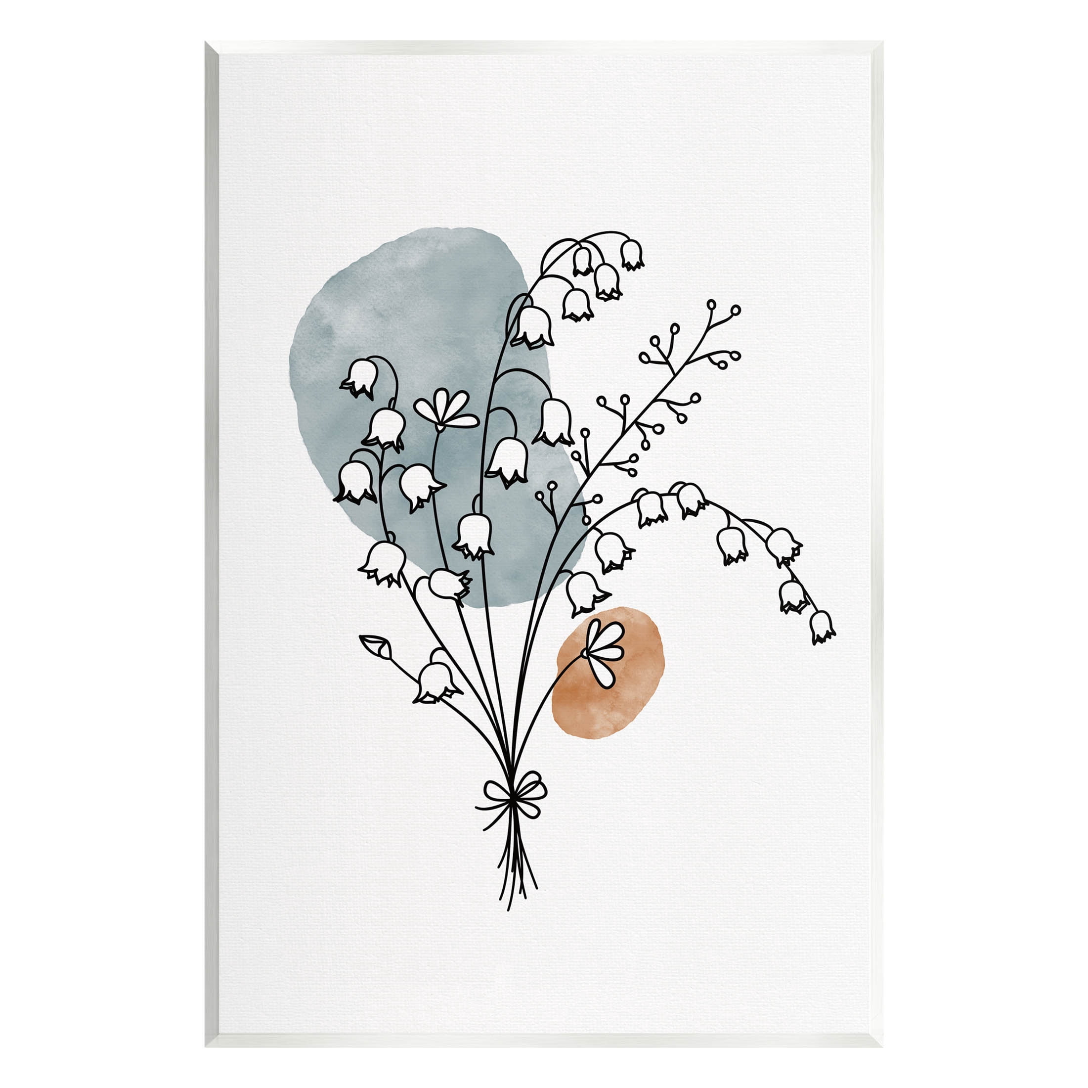 Stupell Industries Lily of the Valley Wildflower Graphic Art Unframed Art Print Wall Art, Design by JJ Design House LLC
