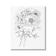 thumbnail image 1 of Stupell Industries Line Drawing Botanical Floral Bouquet Over Person Face Canvas Wall Art, 36 x 48, Design by Ros Ruseva, 1 of 7