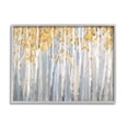 thumbnail image 1 of Stupell Industries Line of Birch Trees Mystical Spring Forest Landscape Modern Painting Gray framed Art Print Wall Art, 11 x 14, Design by Danhui Nai, 1 of 7