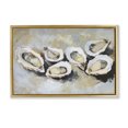 thumbnail image 1 of Stupell Industries Coastal Line of Oysters in Neutrals Gold Floating Frame Canvas Art, 31 x 21, by Sisi and Seb, 1 of 8