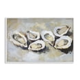 thumbnail image 1 of Stupell Industries Coastal Line of Oysters in Neutrals White Framed Giclee Art, 24 x 16, by Sisi and Seb, 1 of 8