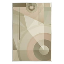 Stupell Industries Linear & Circular Abstract Abstract Painting Unframed Art Print Wall Art, 10 x 15