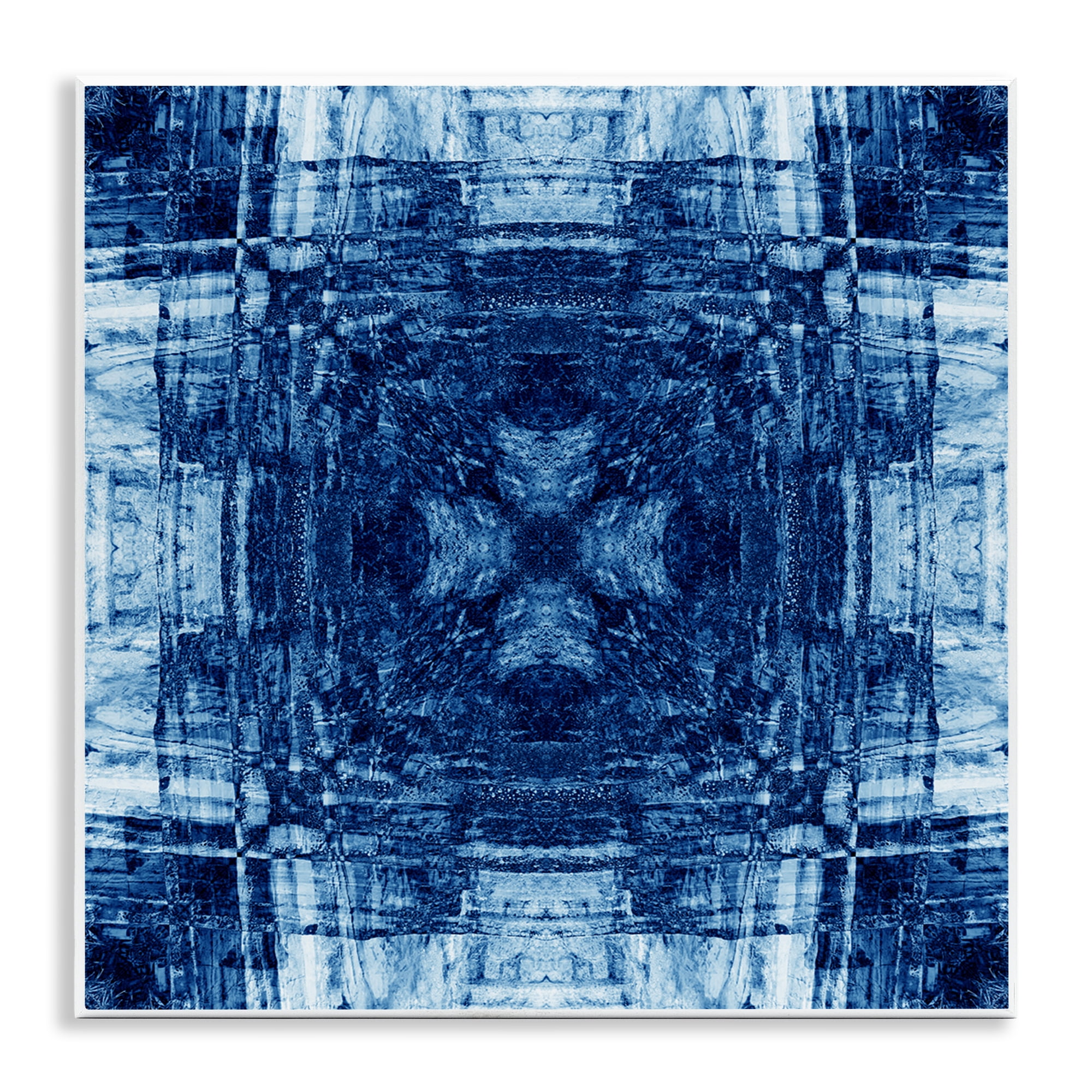 Stupell Industries Linear Geometric Pattern Abstract Painting Unframed Art Print Wall Art, 12 x 12