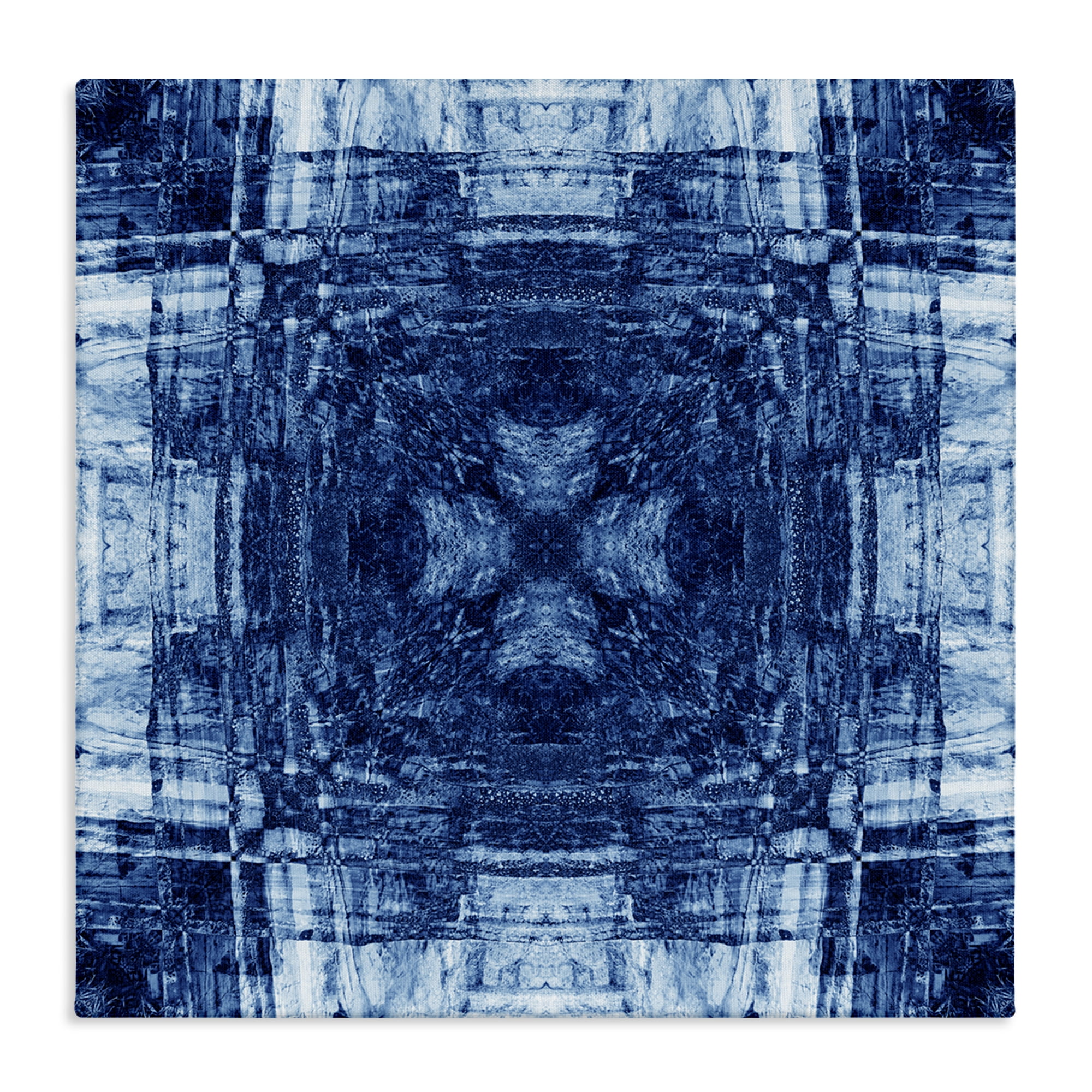 Stupell Industries Linear Geometric Pattern Abstract Painting Wrapped Canvas Art Print Wall Art, 36 x 36