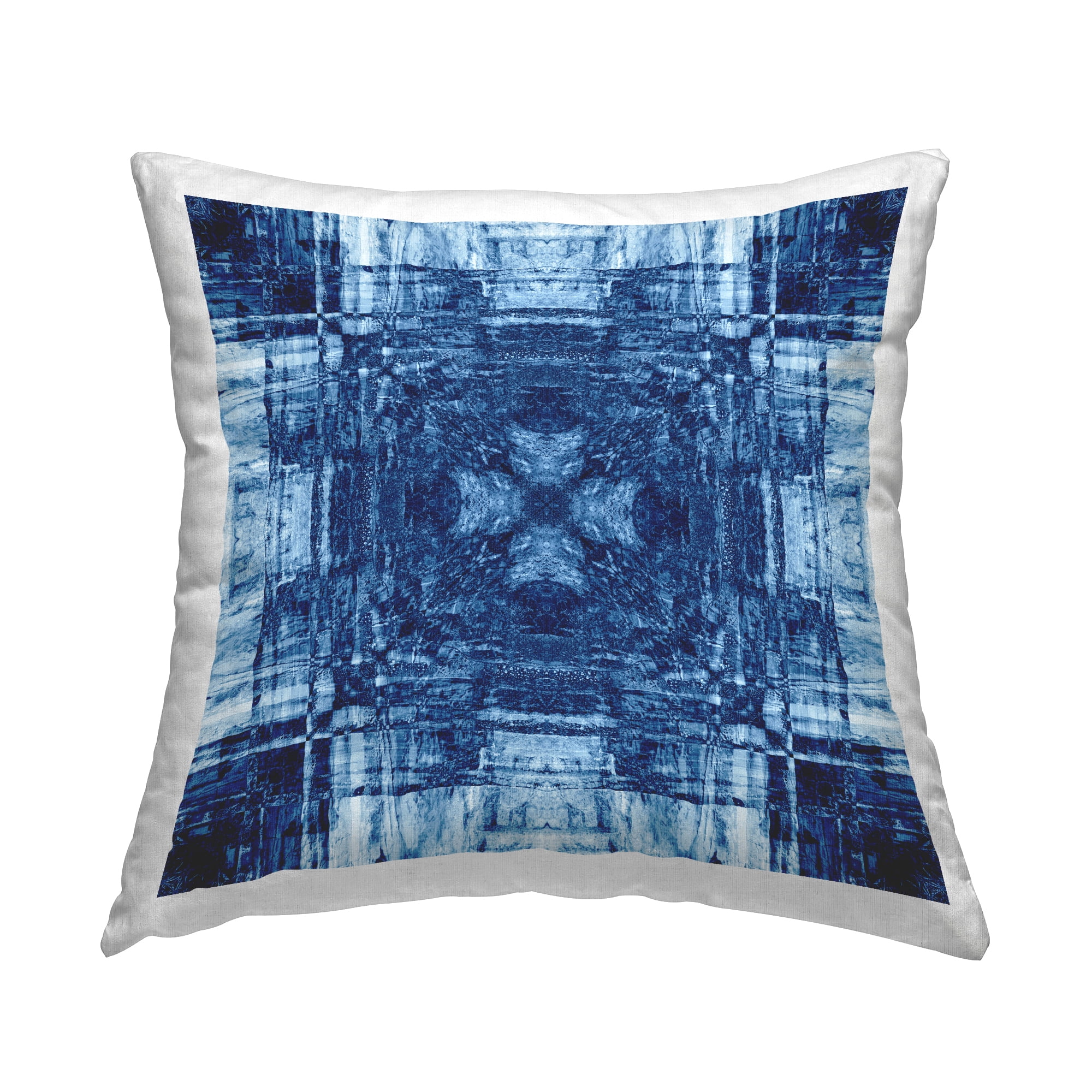 Stupell Industries Linear Geometric Pattern Decorative Printed Throw Pillow Design by El Perkin.