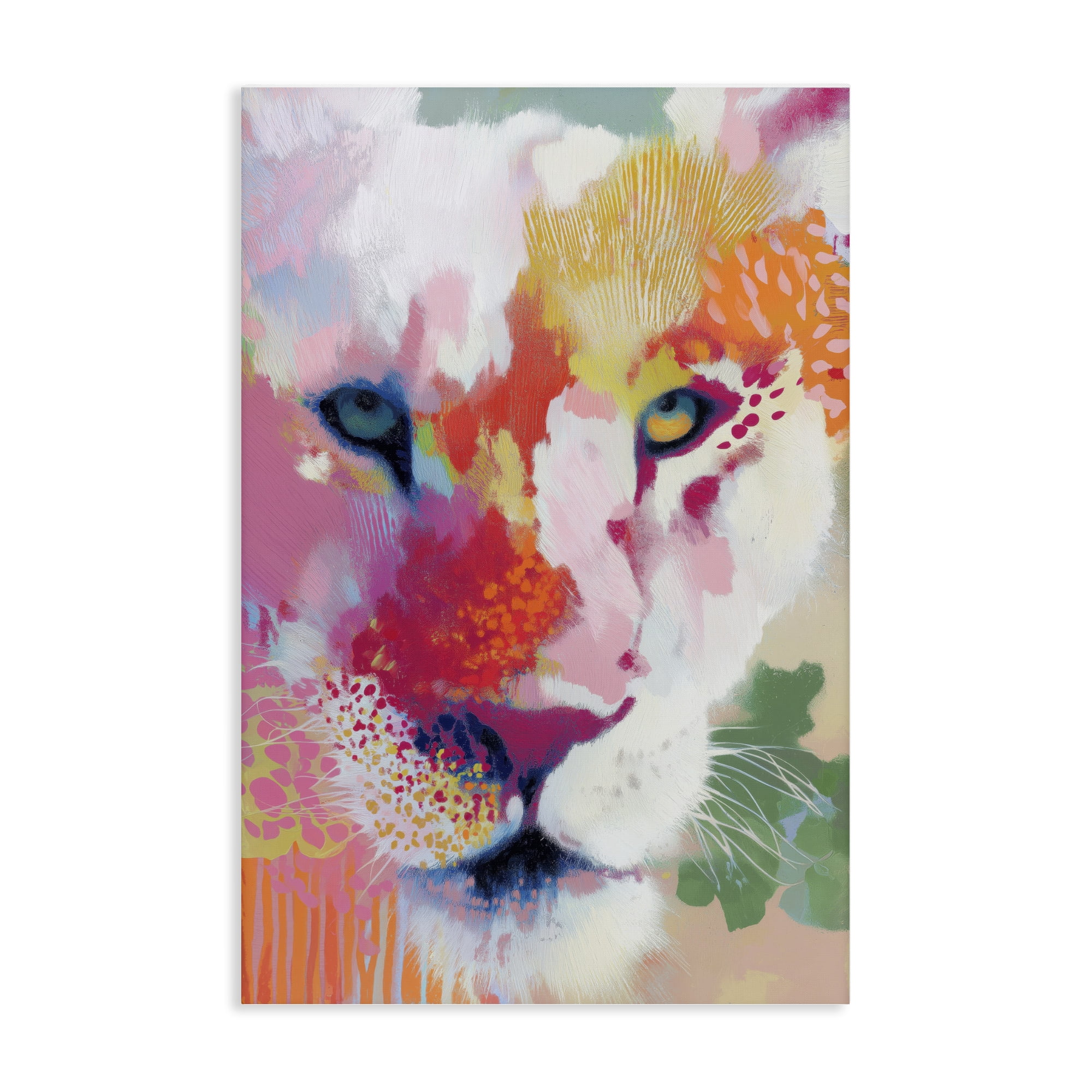 Stupell Industries Lion Eyes with Intense Gaze Canvas Wall Art, design by Chromatic Storm Studio
