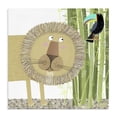 thumbnail image 1 of Stupell Industries Contemporary Lion with Bamboo Trees & Toucan Canvas Art, 17 x 17, by Carla Daly, 1 of 8