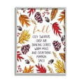 thumbnail image 1 of Stupell Industries List of Fall Favorites Autumn Forest Foliage Wreath, 16 x 20, Designed by Elizabeth Tyndall, 1 of 7