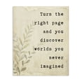 thumbnail image 1 of Stupell Industries Traditional Literary Wonders Quote Canvas Art, 16 x 20, by Julia Frost, 1 of 8