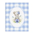 thumbnail image 1 of Stupell Industries Eclectic Little Bear Blue Gingham Canvas Art, 16 x 20, by Arlington Prints, 1 of 8