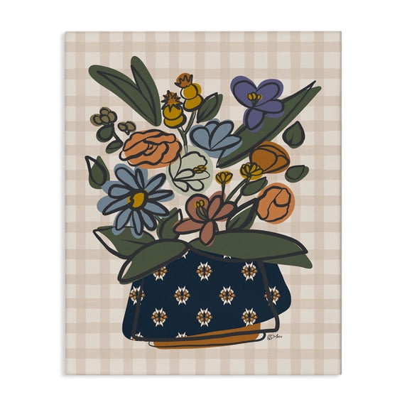 Stupell Industries Eclectic Little Garden Bouquet Canvas Art, 16 x 20, by Beki Marquardt