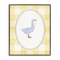 thumbnail image 1 of Stupell Industries Cottage Little Goose on Yellow Gingham Black Framed Giclee Art, 11 x 14, by The Paper Curator, 1 of 8