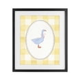 thumbnail image 1 of Stupell Industries Cottage Little Goose on Yellow Gingham Black Framed Print Under Glass, 13 x 16, by The Paper Curator, 1 of 8